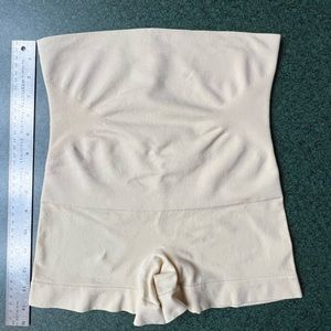 Shapermint high-waisted boyshort, large, cream